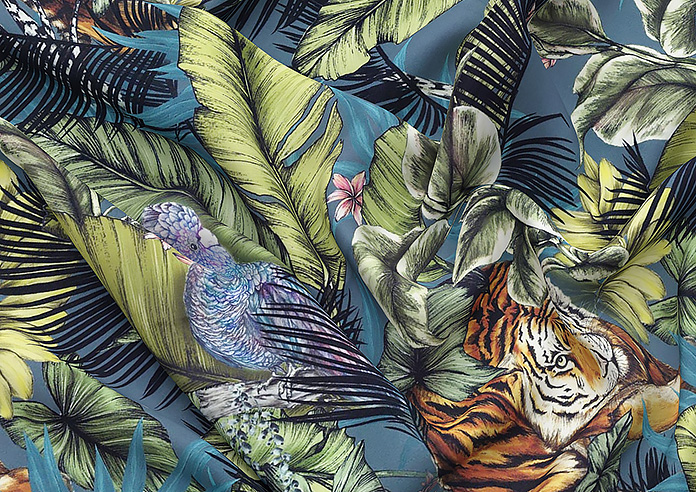 Bengal Tiger, Twilight - Twist&Fit Roman Blind - Image 4